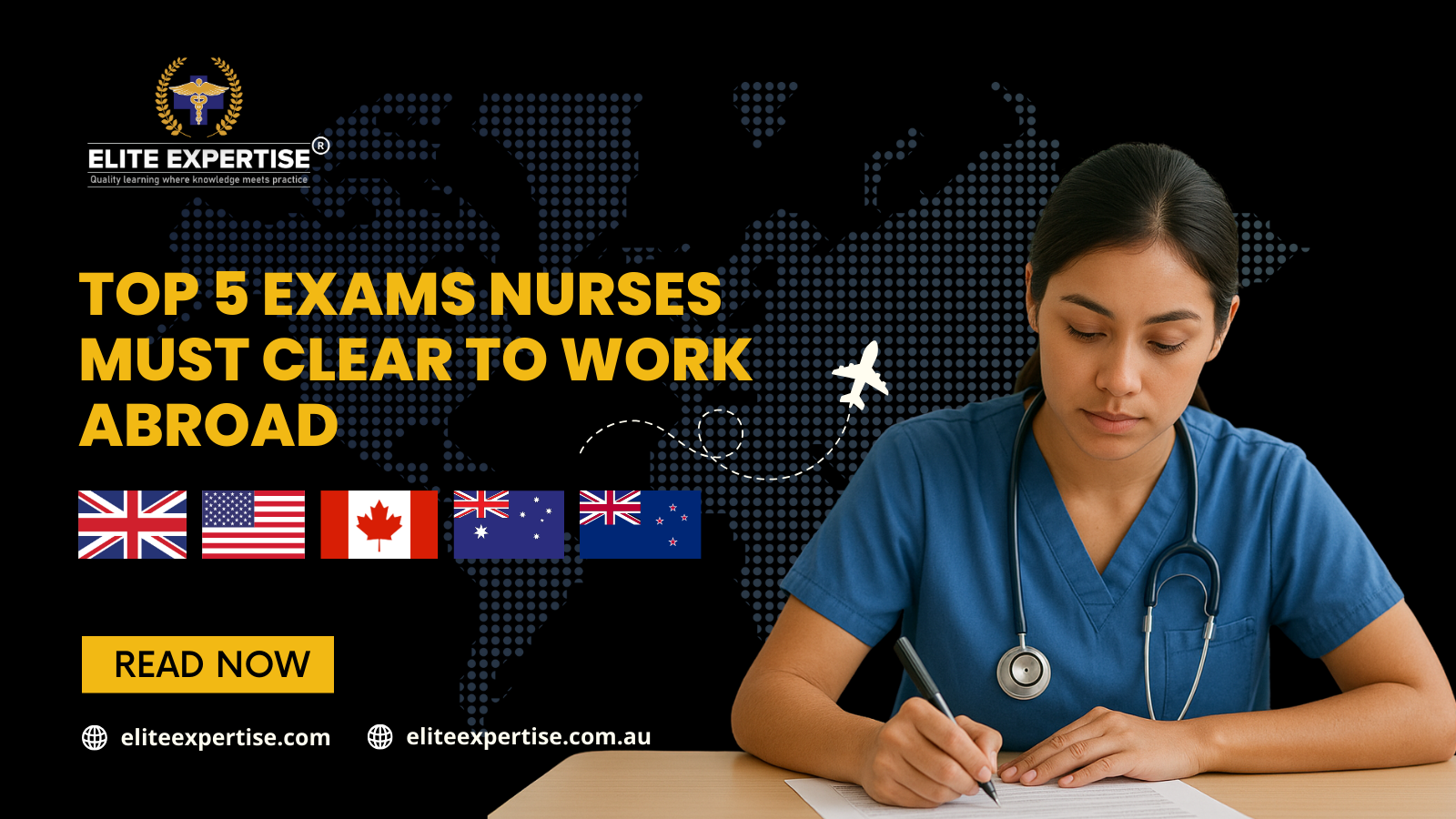 Top 5 Exams Nurses Must Clear to Work Abroad