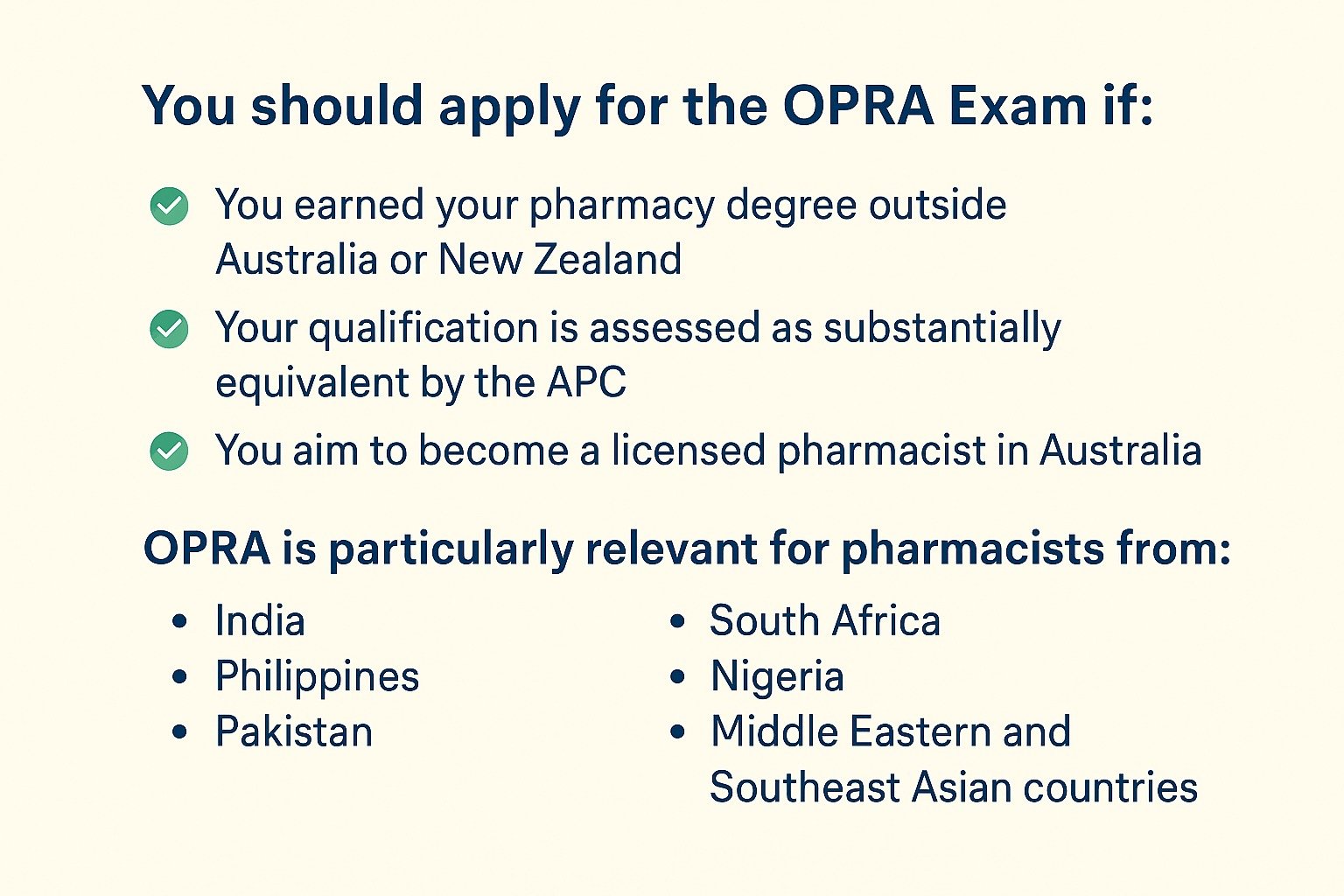 Who should apply for OPRA exam 2025