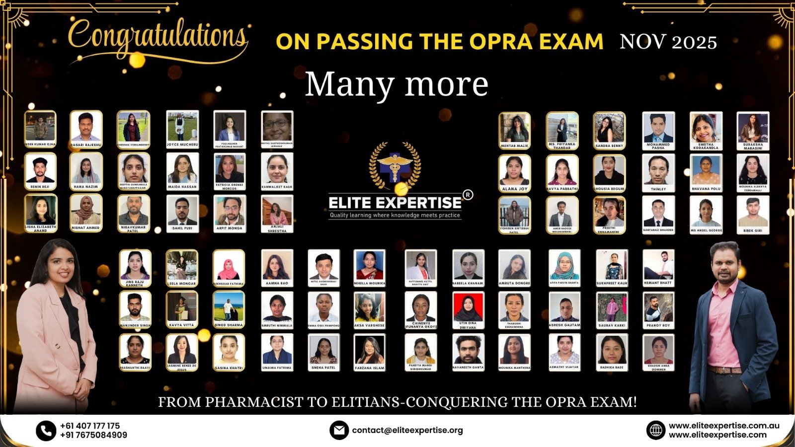 OPRA Examination Success - November 2025 | Elite Expertise